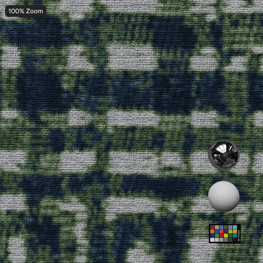 Ikat Stripe Upholstery Fabric Texture, Green