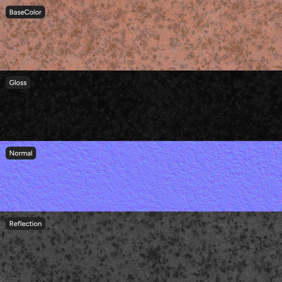 Textura de ferrugem com buracos, laranja