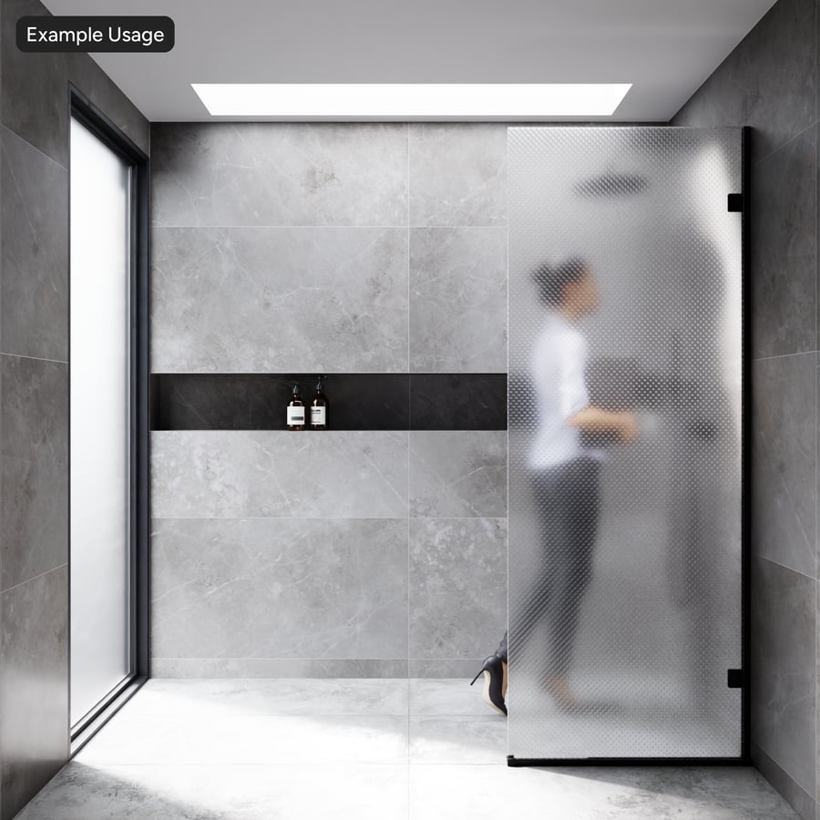 Obscure Perforated Glass Texture