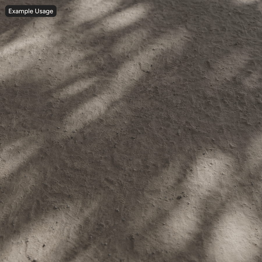 Textura de cascalho em estrada de areia