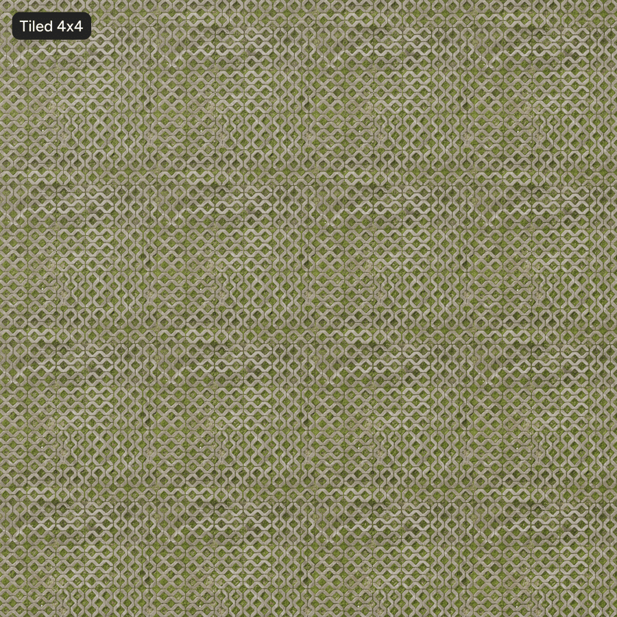 Textura cik-cak eko dlažby s trávou