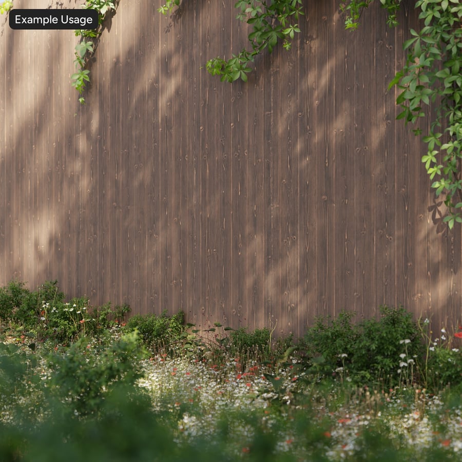Smooth Spruce Wood Board Texture, Historic Brown