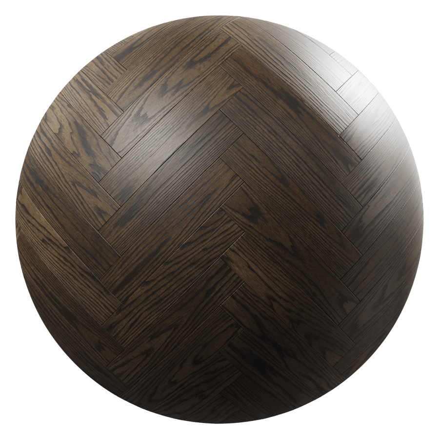 Dark Ebony Herringbone Pattern Ash Wood Flooring Texture