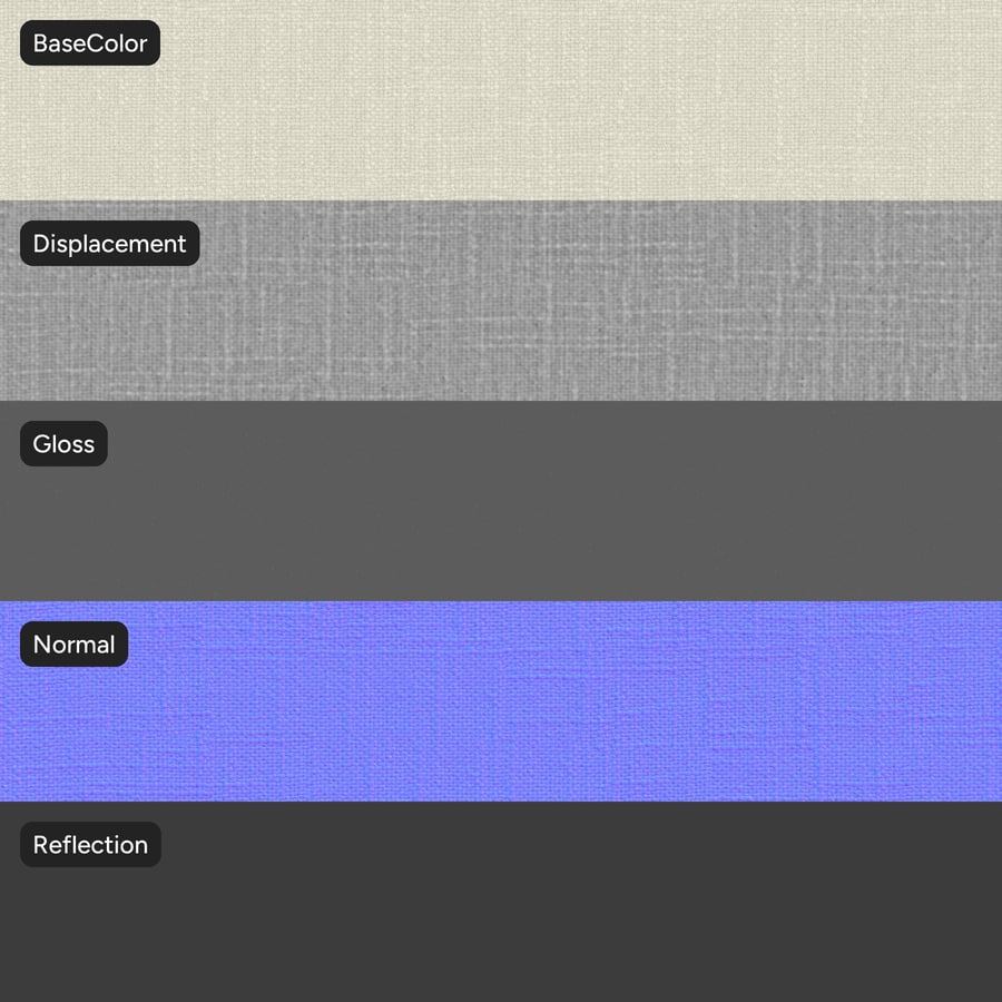 Textura čalounické tkaniny Plain Drapery, bílá