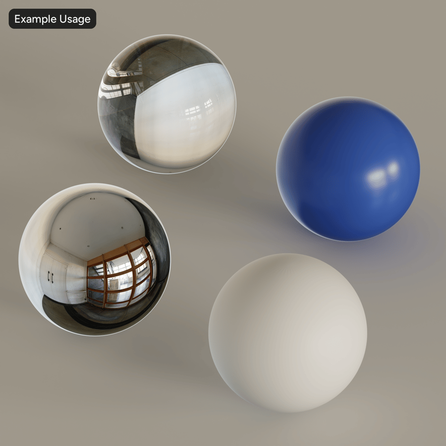 HDRI van glazen scheidingswand in hotellobby, neutraal daglicht