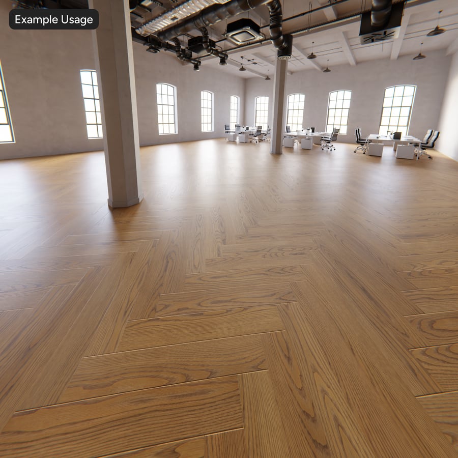 Visgraat Eiken Houten Planken Structuur, Kasteelbruin