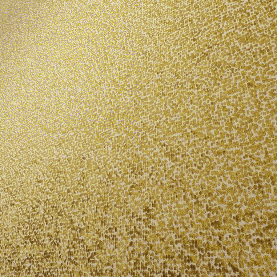 Embossed Gold Spots Velvet Texture