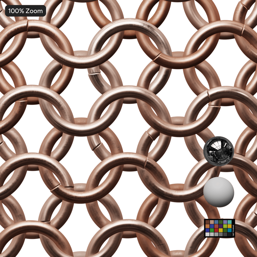 Chainmail Copper Texture
