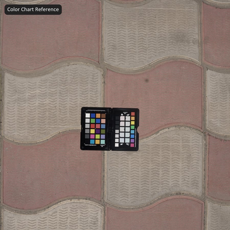 Wave Paver Textur, rutmönstrad