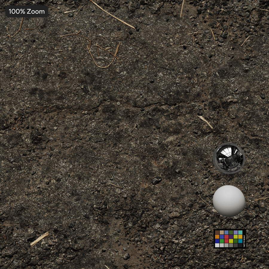 Uszkodzona tekstura asfaltu