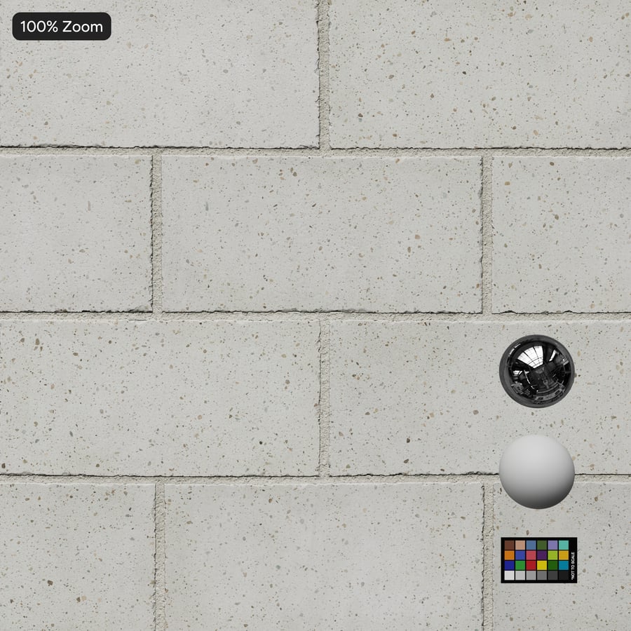 Dragfaced Running Bond Brick Wall Texture, White