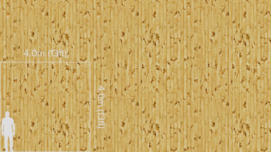 Oak Wood Board Texture, Knotted Tan