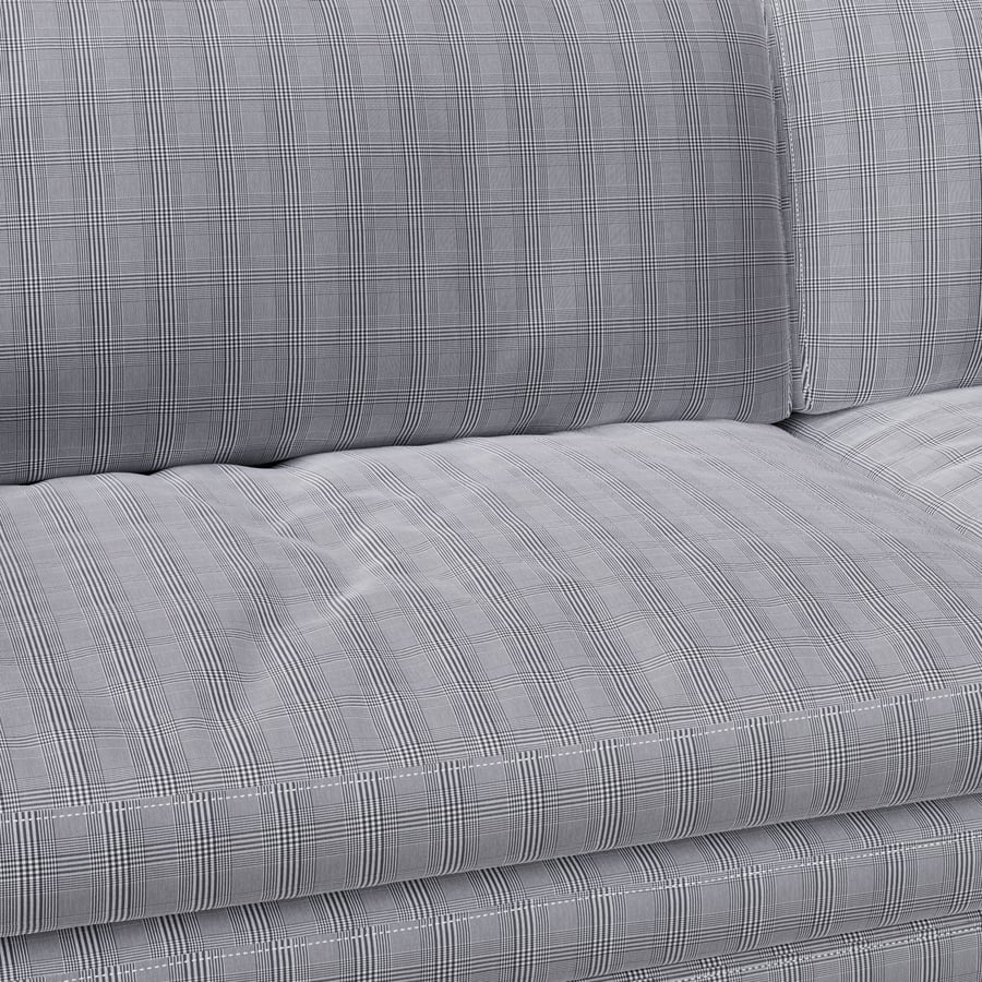 Tecido Tartan Bengaline Plaid Textura, Cinza