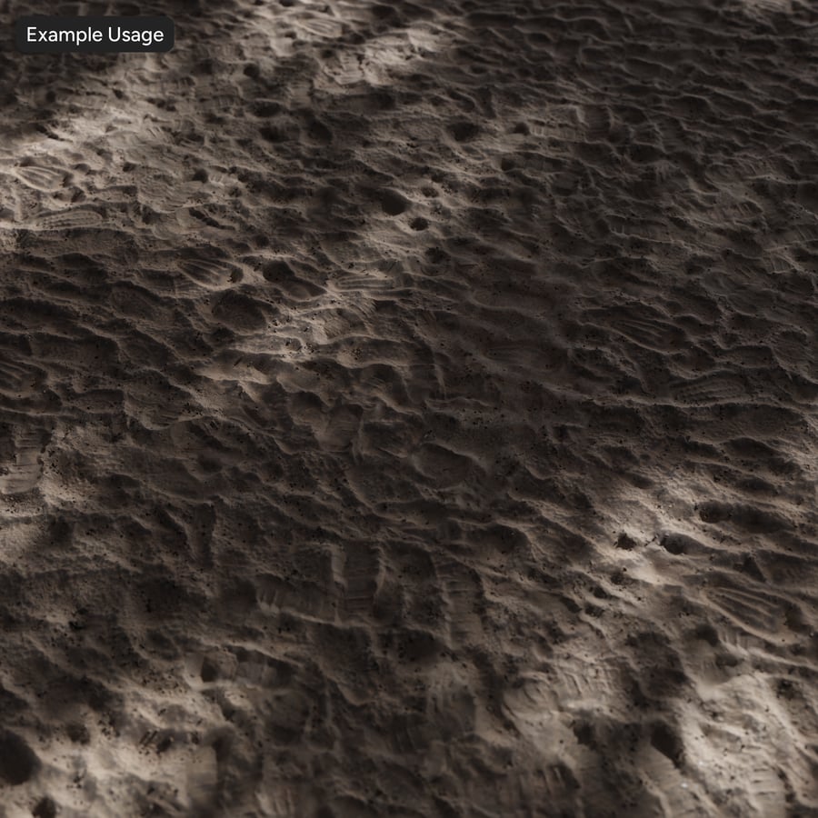 Compacted Coastal Beach Sand Texture, Grey Tan