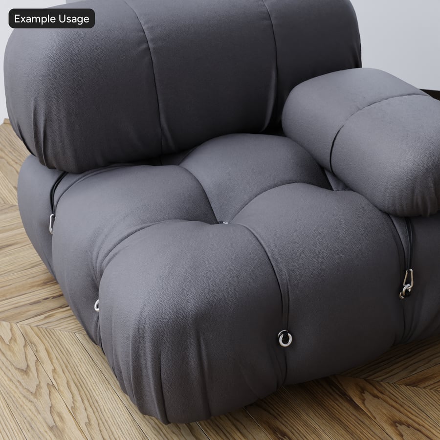 Animal Vinyl Upholstery Fabric, Black