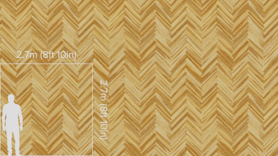 Natural Herringbone Pattern Beech Wood Flooring Texture