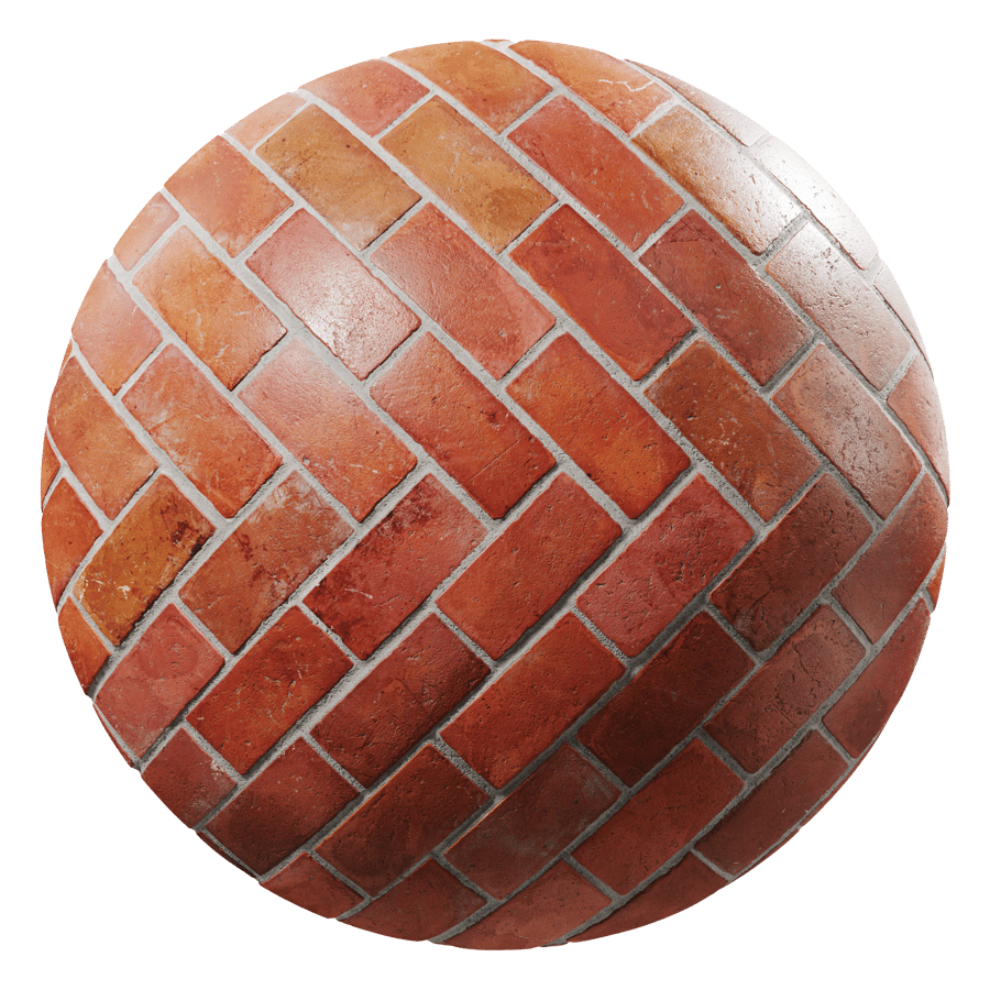 Herringbone Rectangle Terracotta Tile Texture