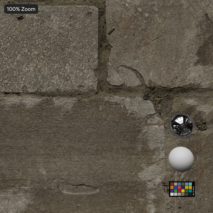 磨损的混凝土人行道纹理