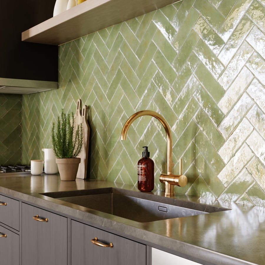 Tiles Zellige Herringbone 005 - Poliigon