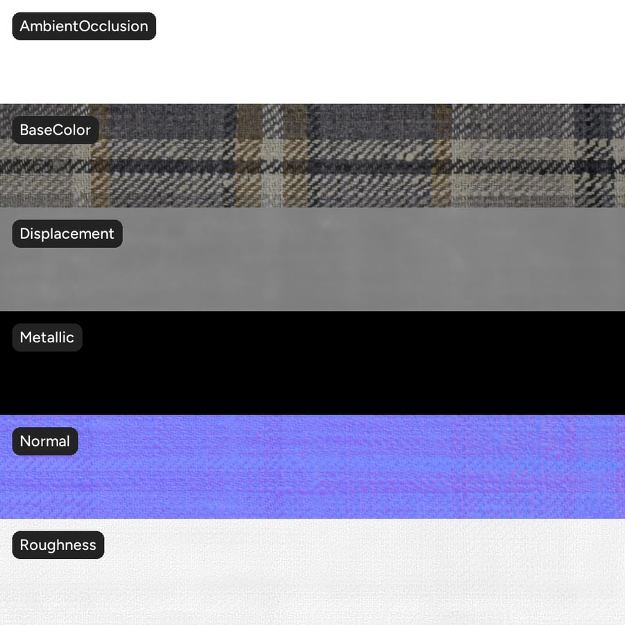 Texture de tissu d'ameublement en lin tartan