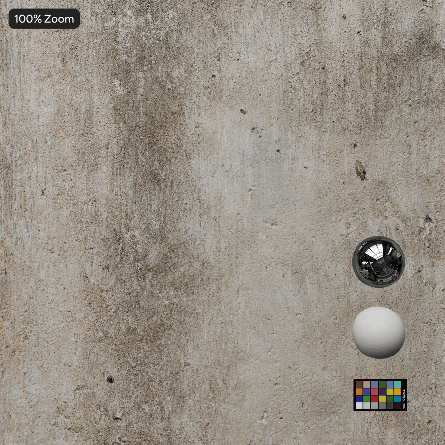 Weathered Board Form Concrete Wall Texture, Warm Off-White