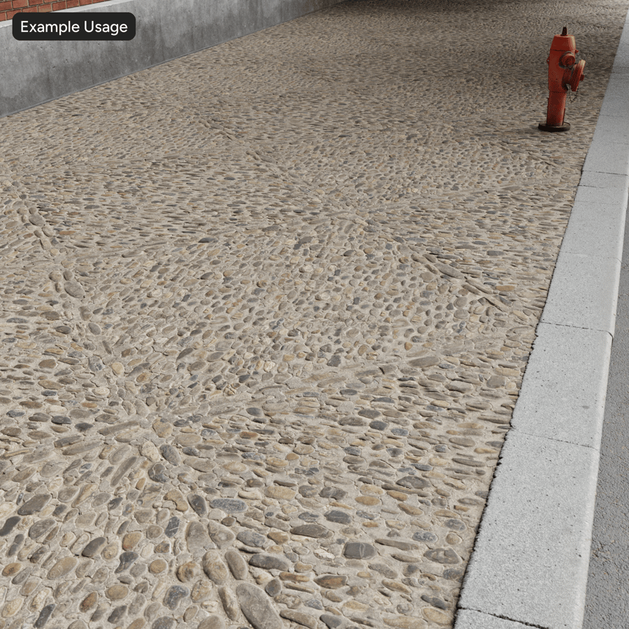 Croix décorative Texture pavée