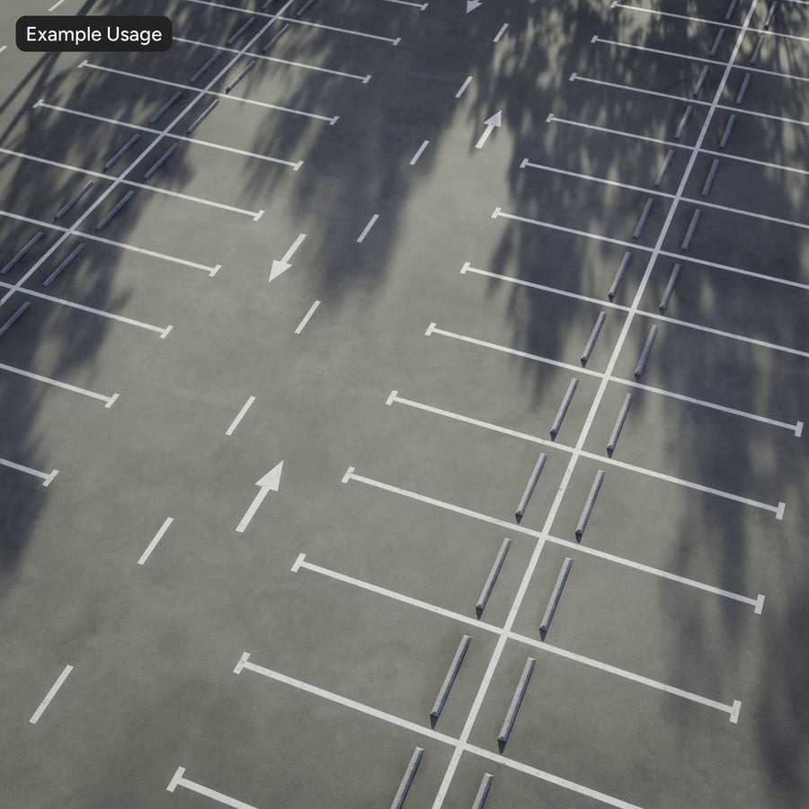Asfaltsyta för parkeringsplats, grå