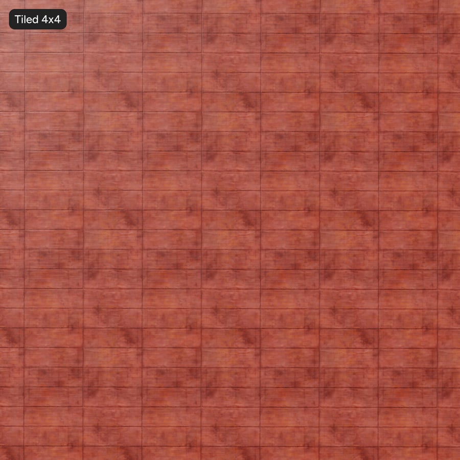 Mottled Matte Panel Concrete Texture, Red