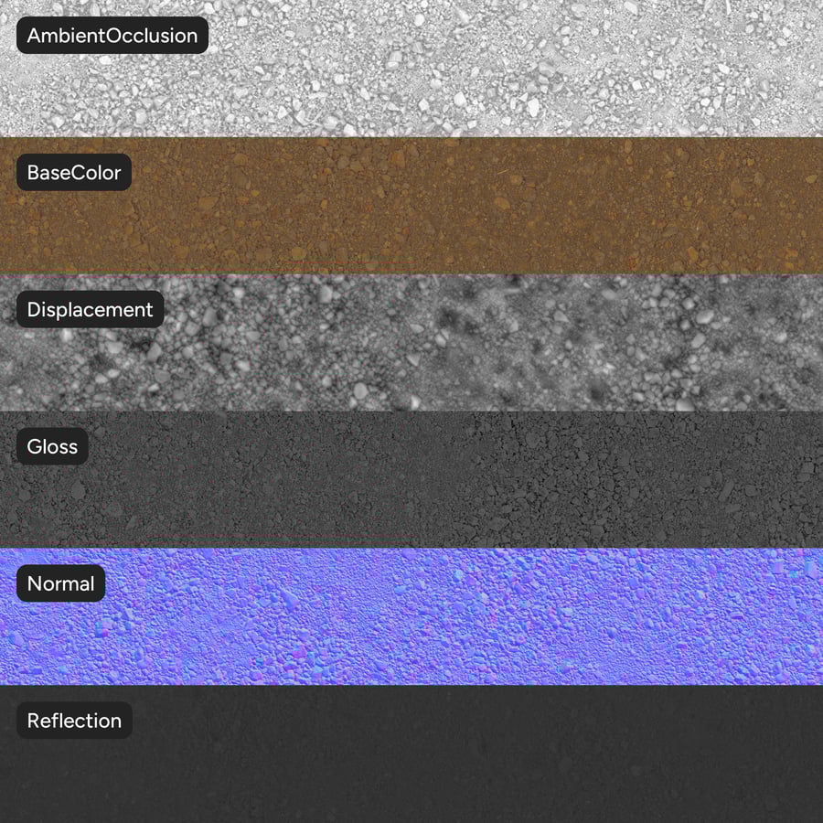 Texture di rocce miste