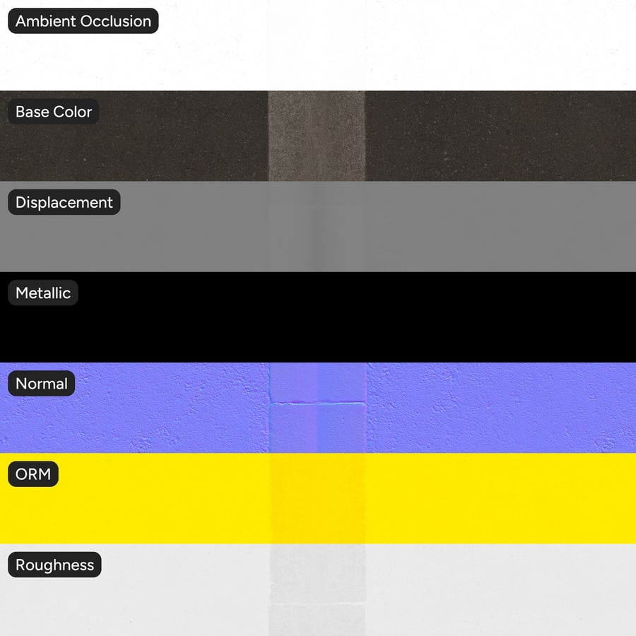 Sliten asfalt med textur av dräneringslinje