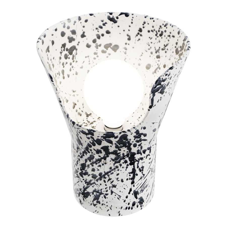 Eno Ceramic Xona Splattered Lamp Model