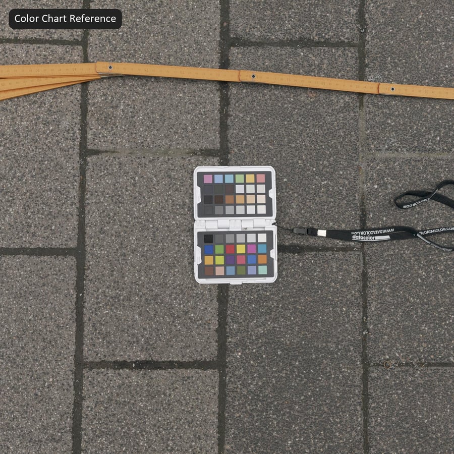 Rectangular Running Bond Concrete Paver Texture, Light Grey