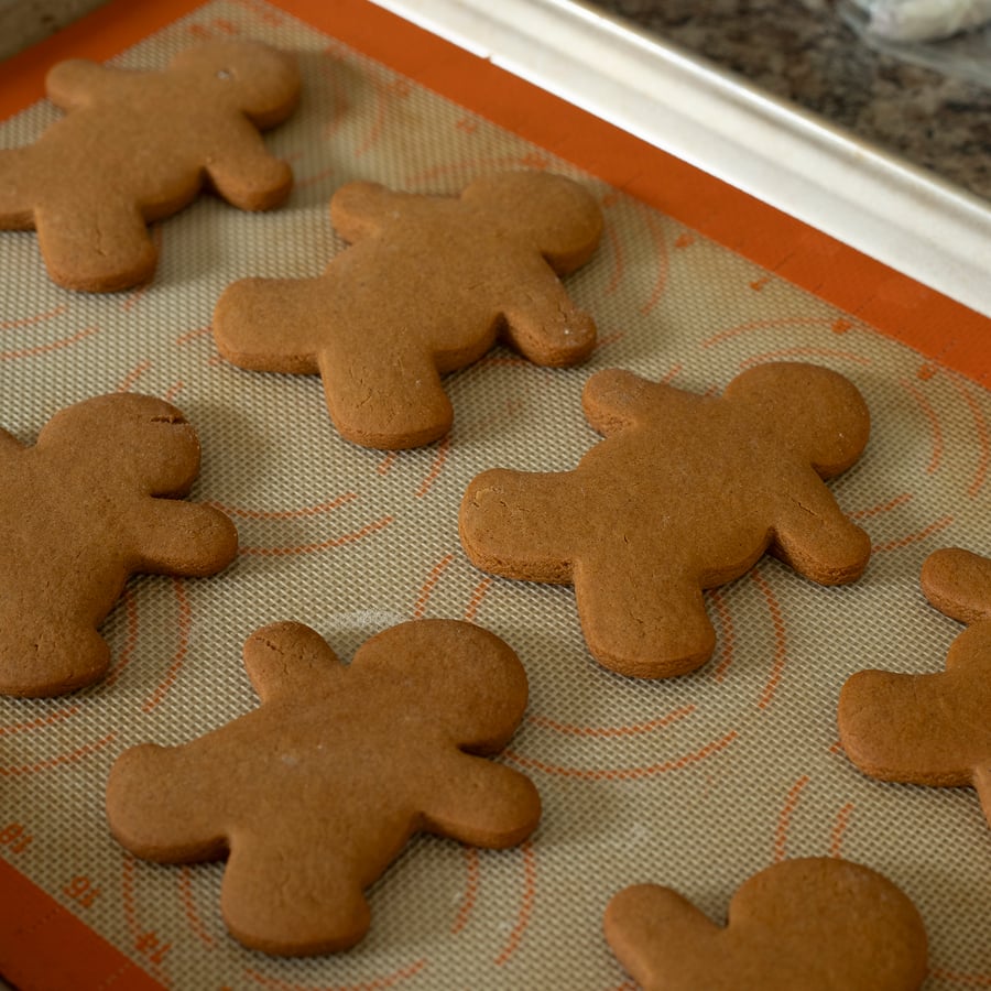 Large Gingerbread Cookie Front Texture