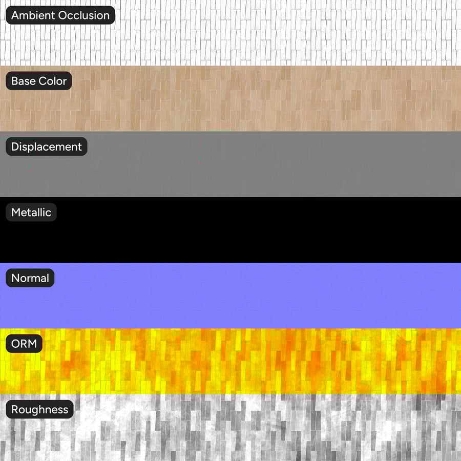 Trapézové matné dlaždice Zellige, béžová barva