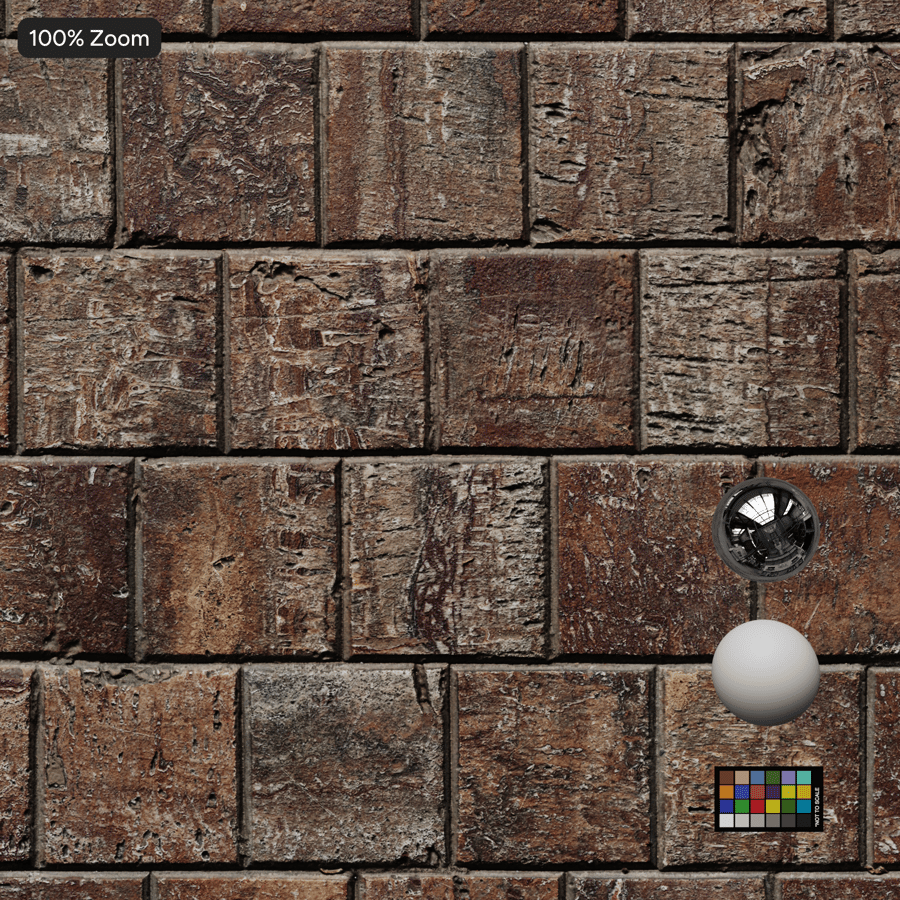 Texture Gạch Vỉa Hè Đá Marble Cũ Kỹ