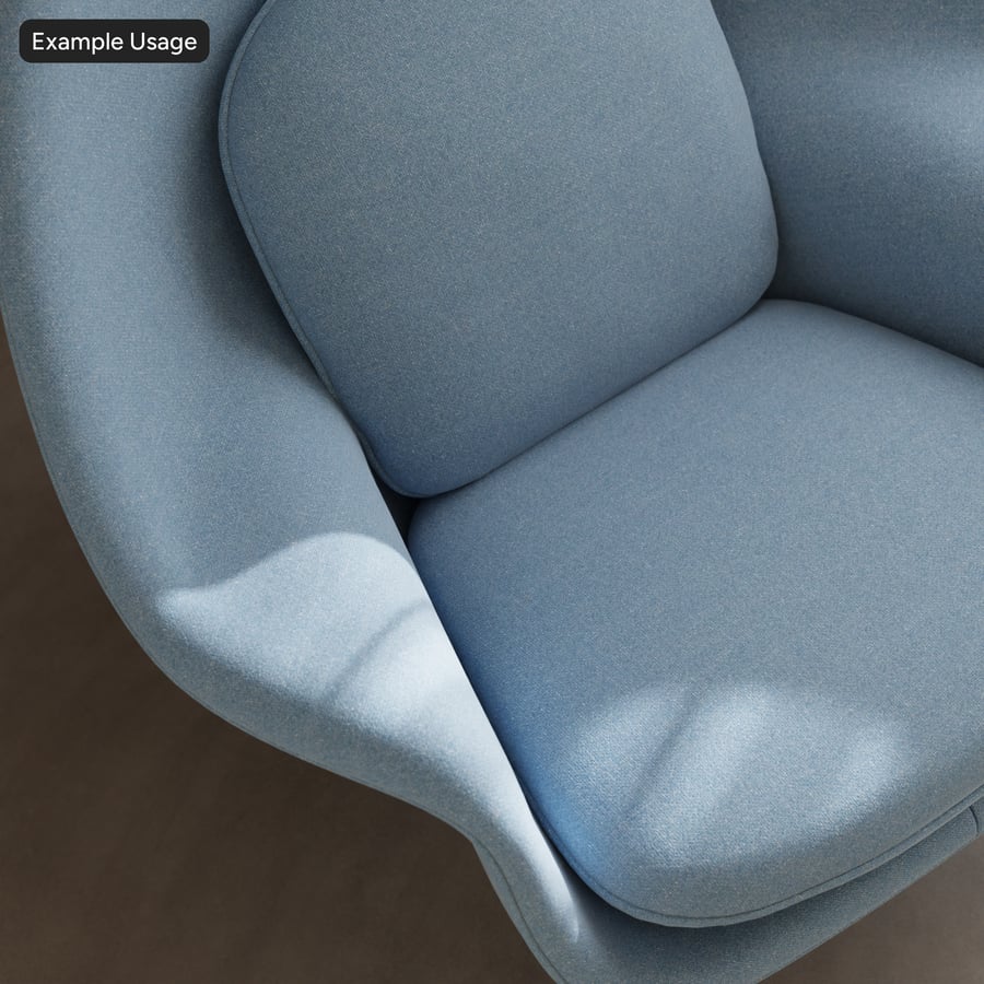 Textura de tecido slub salpicado, azul
