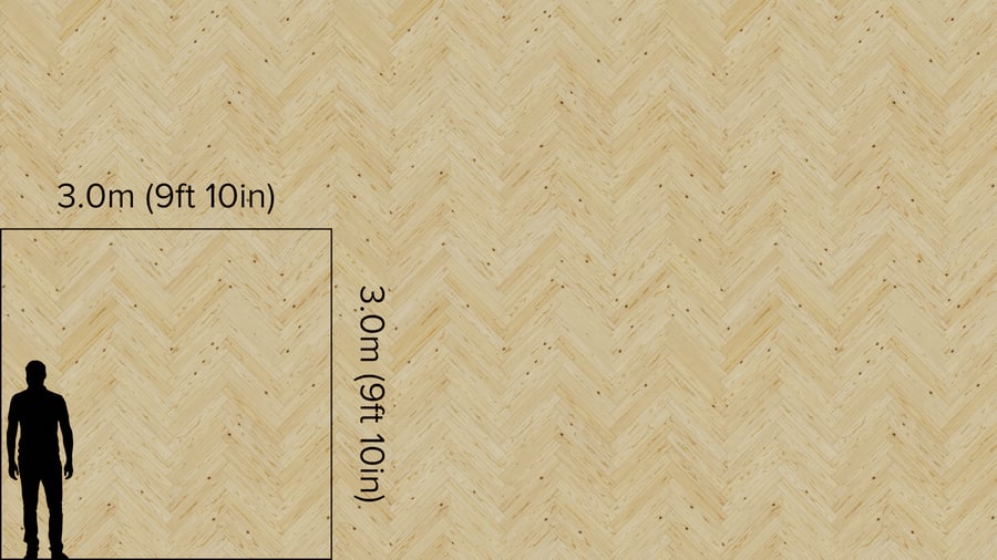 Herringbone Pine Wood Board Texture, Natural