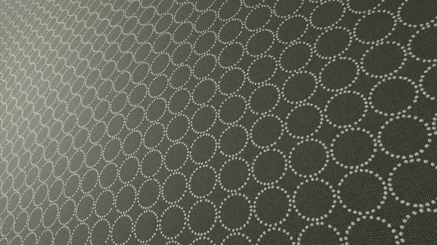 Tecido para estofamento com padrão Hallingdal em tamborim, textura, verde escuro
