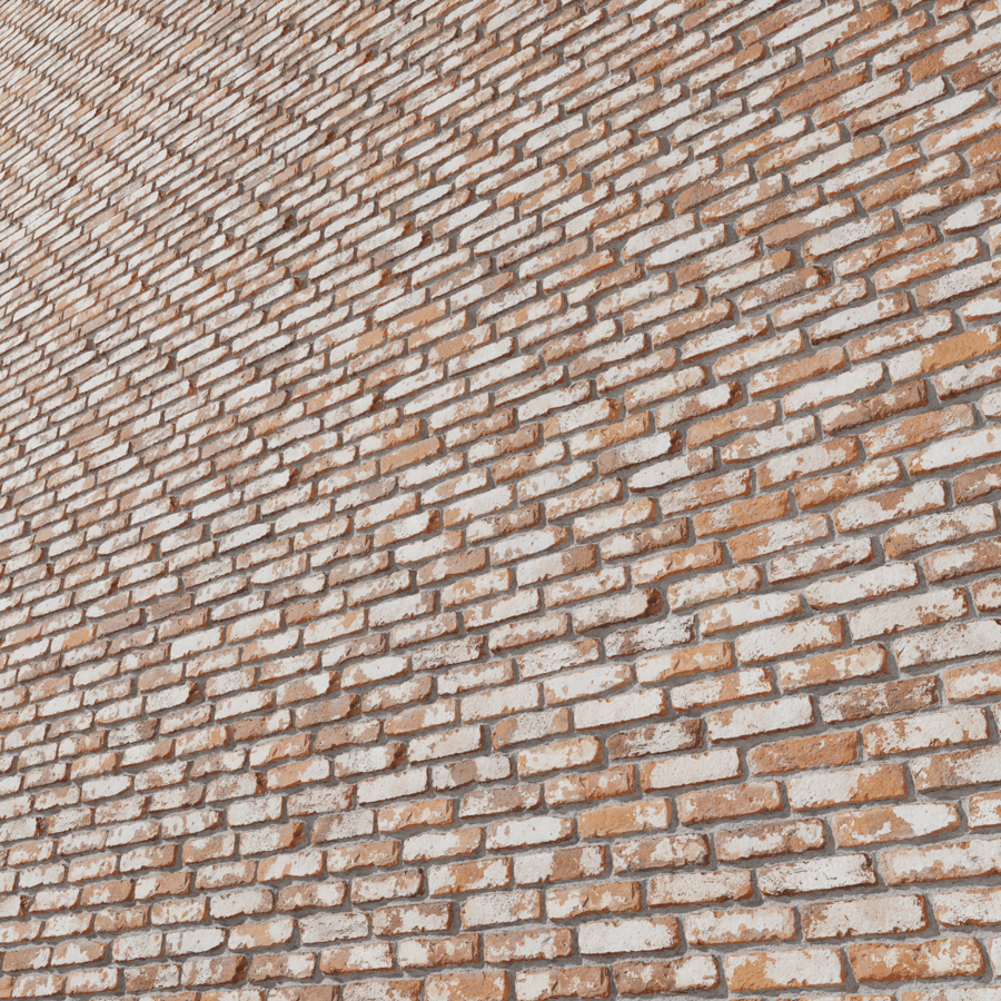 Offset Whitewashed Bricks Texture