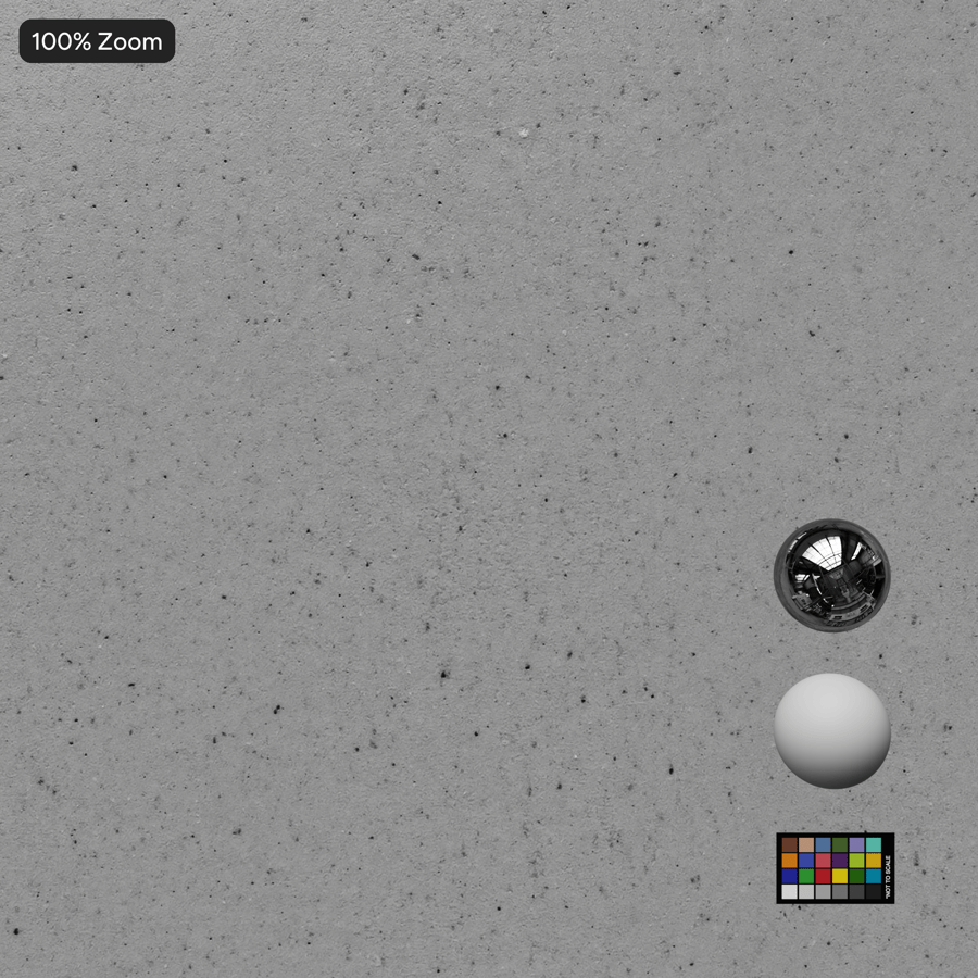 Speckled Glazed Ceramic Pottery Texture, Grey