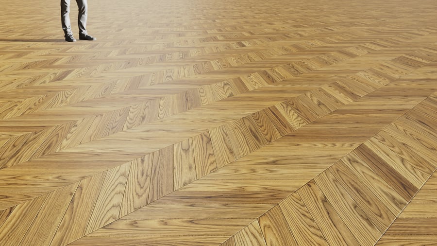 Darker Chevron Pattern Ash Wood Flooring Texture