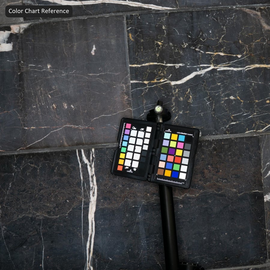 Rectangular Marble Facade Tile Texture, Dark