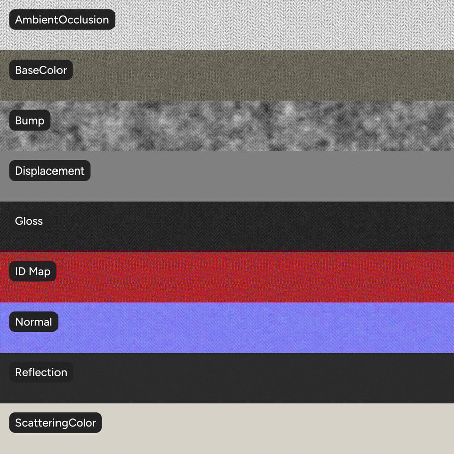 Textura do pavimento de alcatifa com pelo em laço Muted Arrows, verde azeitona