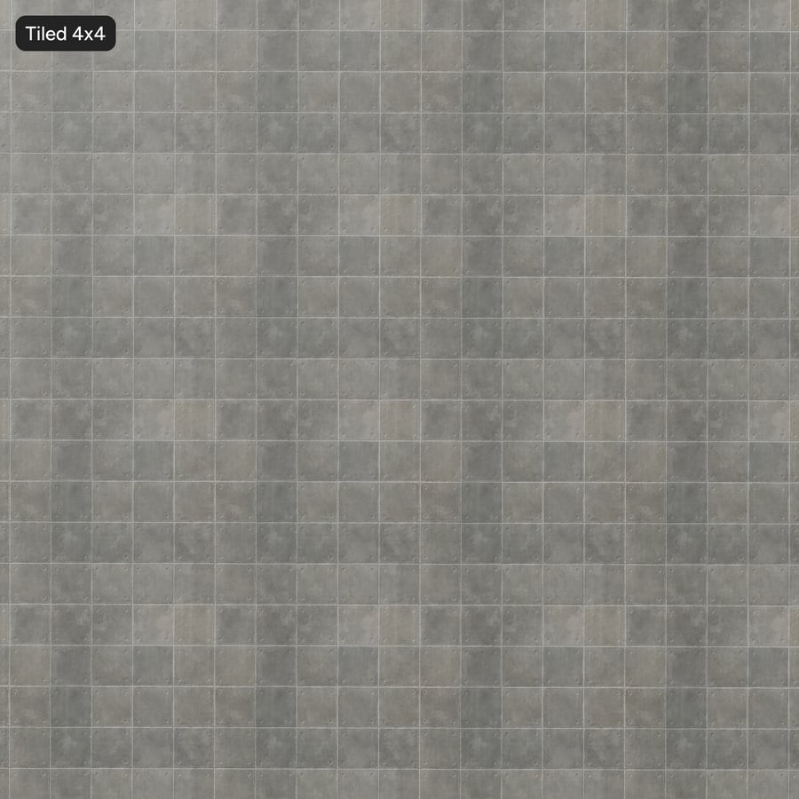 Square Matte Panel with Tie Hole Concrete Texture