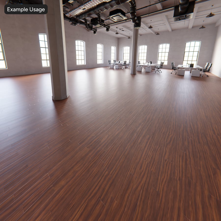 Dunne Afrikaanse mahoniehouten plankstructuur, bruin