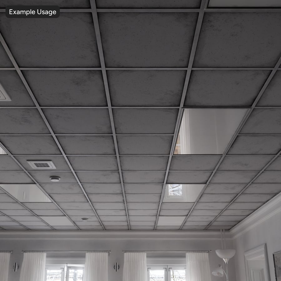 Grungy Vinyl Office Ceiling Tile Texture