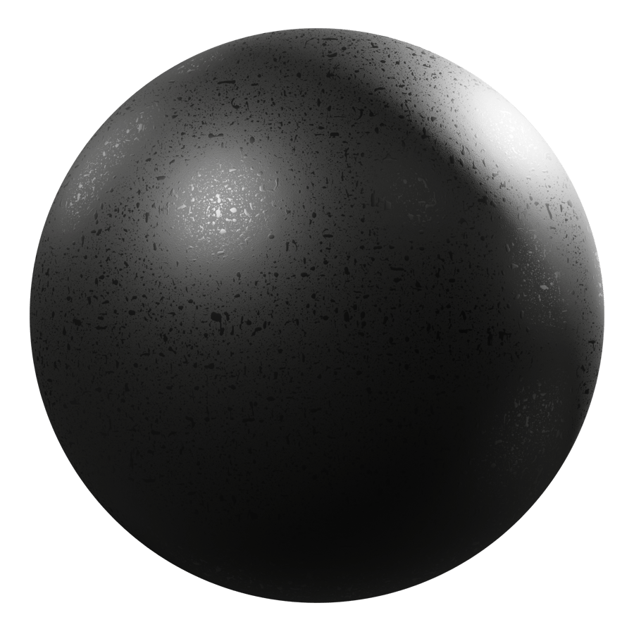 Shiny Speckled Plastic Texture, Black