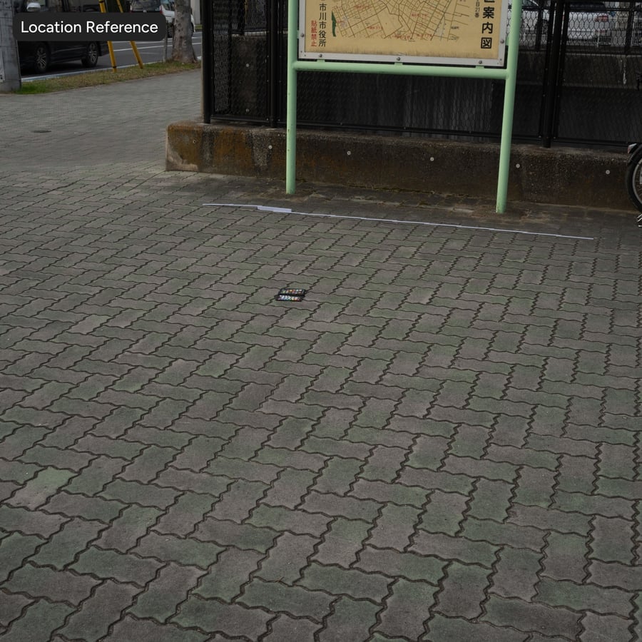 Zigzag Herringbone Concrete Paver Texture, dwukolorowa zieleń