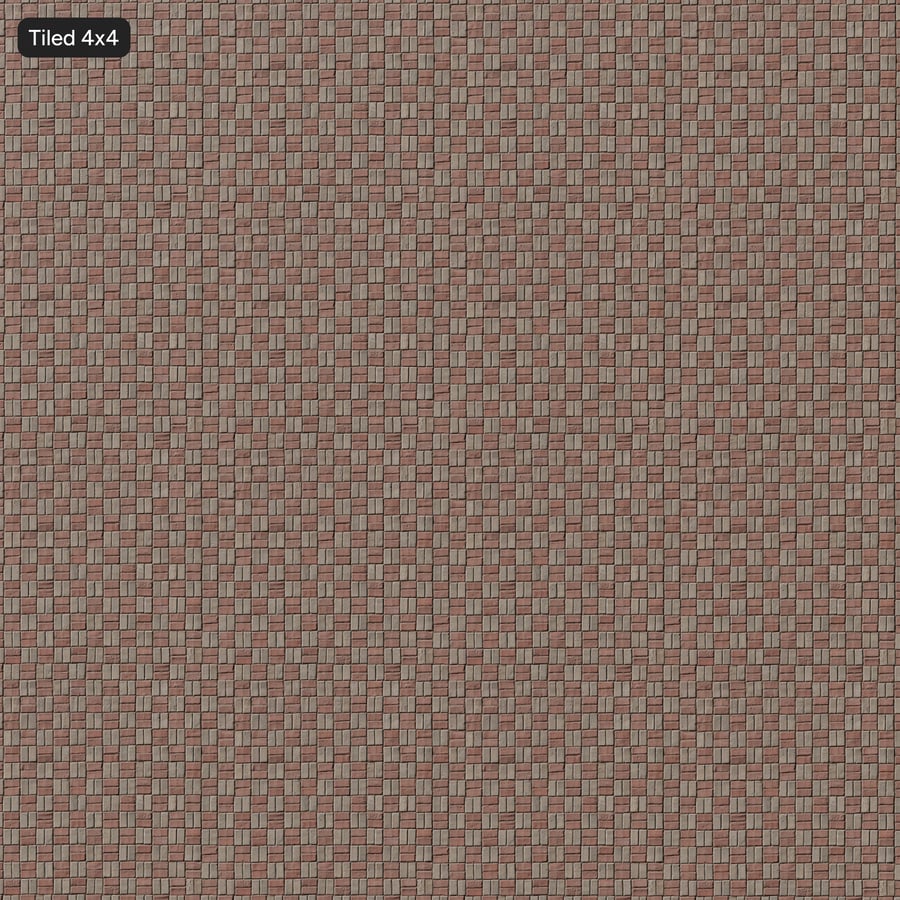 Dirty Basketweave Paver Texture, Checkerboard