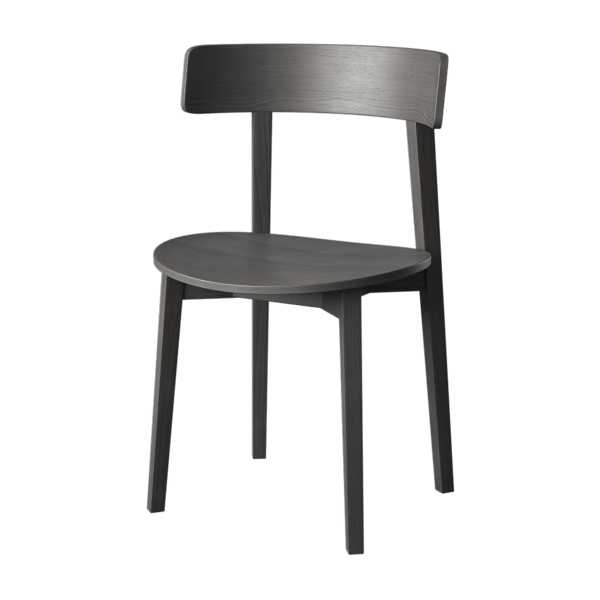 Replica Midj Blok Model Stoel, Zwart